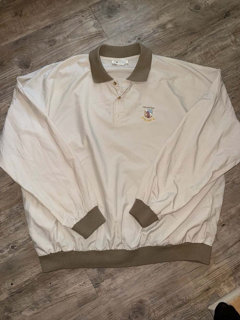 Vintage 1996 Oakland Hills US Open Duckster Nylon Windbreaker Pullover Jacket Me